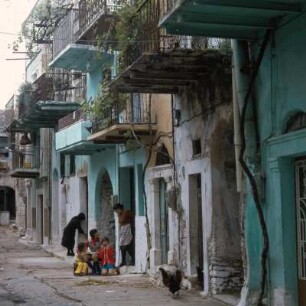 Chios, Pyrgí. Bauerngasse