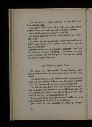 Drei Mädel auf großer Fahrt