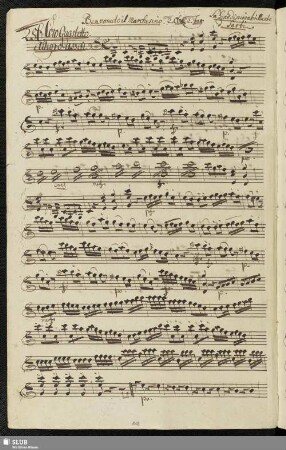 256. Coro Quartetto: Benvenuto il marchesino / Sarti, G.