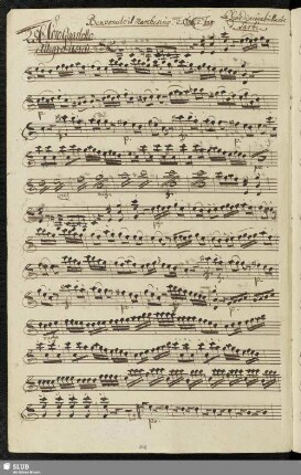 256. Coro Quartetto: Benvenuto il marchesino / Sarti, G.