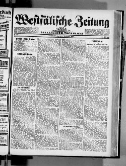 Westfälische Zeitung : Bielefelder Tageblatt