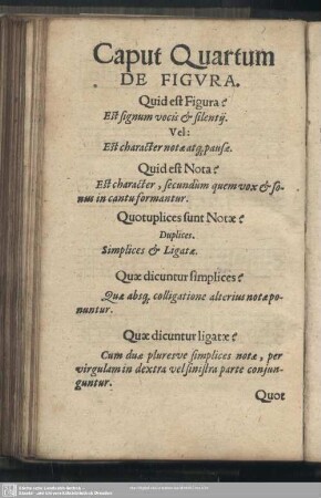 Caput Quartum De Figura
