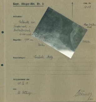 Foto des Geländes zwischen Sondernach und Oberbreitenbach (Luftbild)