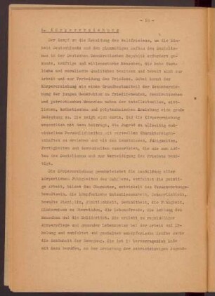6. Körpererziehung