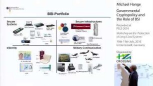 Governmental Cryptopolicy and the Role of BSI