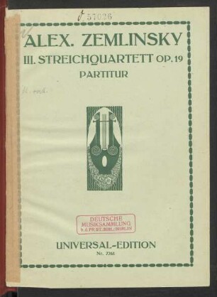 III. Streichquartett op. 19