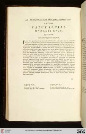 LXXXIII. Caput senile / LXXXIII. Testa senile