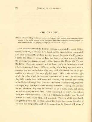 Chapter XIV. Different tribes inhabiting the Burman territory ...