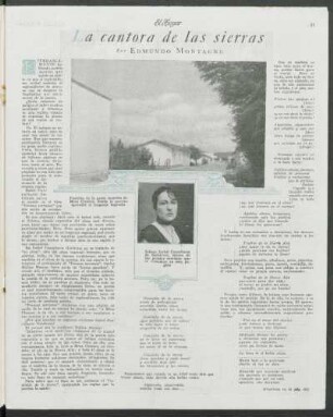 La cantora de las sierras