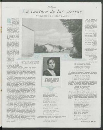 La cantora de las sierras