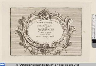 Inventiones von Mascam und Ornamenten