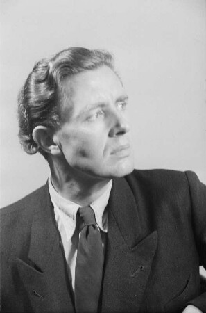 Porträt von Herbert Fechner, Stadtrat für Volksbildung in Berlin : Porträt von Herbert Fechner