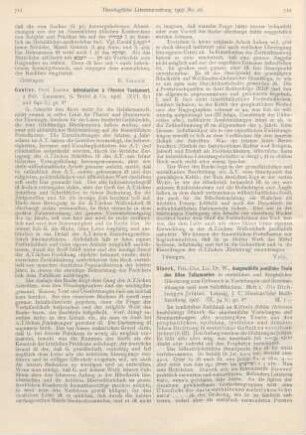 712-713 [Rezension] Staerk, Willy, Ausgewählte poetische Texte des Alten Testamentes in metrischer und strophischer Gliederung zum Gebrauch in Vorlesungen und Seminarübungen und zum Selbststudium. Heft 1. Die Dichtungen Jesaias