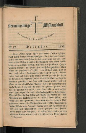 No. 12. Dezember. 1859.