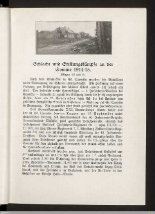 Schlacht und Stellungskämpfe an der Somme 1914/15