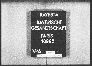 Grünwedel, Albert, Dr., in München, Entleihung von Handschriften aus der Nationalbibliothek in Paris