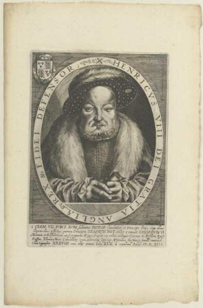 Bildnis des Königs Heinrich VIII.von England