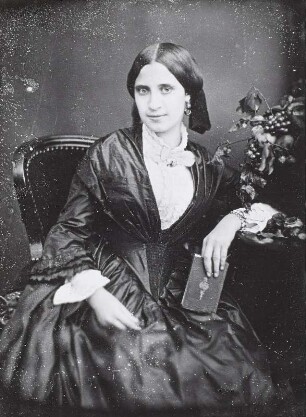Damenbildnis : H. Krone, 1854