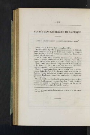 Voyage dans l'interieur de l'Afrique.