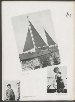 El yacht "Arazá" de Don Aureliano Crespi