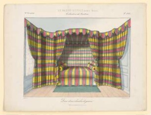 Décor d´une chambre de garçon. Aus: Le Garde-meuble