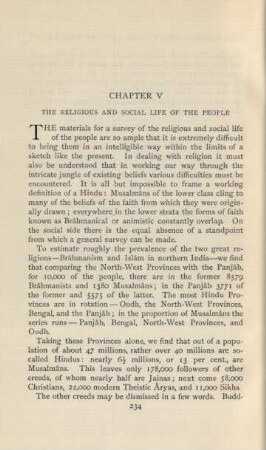 Chapter V The religious and social life of the people