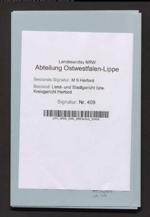 Erblasser: Höpker, Dietrich Christian: