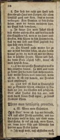 Wenn man bettlägerig geworden