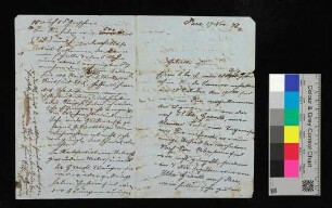 Brief von Poock an die geliebten Eltern