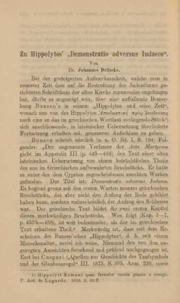 456-461 Zu Hippolytos' "Demonstratio adversus Iudaeos"
