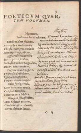 Poeticum Quartum Volumen.