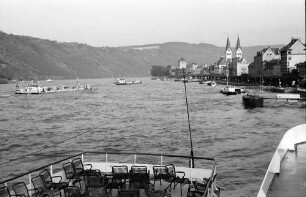 Boppard: Vom Schiff Prinses Margriet, auf Strom und Ort