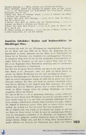 Boden und Bodenschätze im Nördlinger Ries.