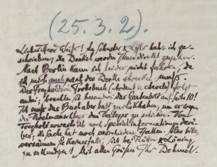 Brief an Emil Rudolf Weiss