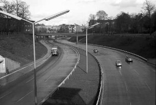 Berlin: Stadtautobahn; Kurve vom Rathenauplatz