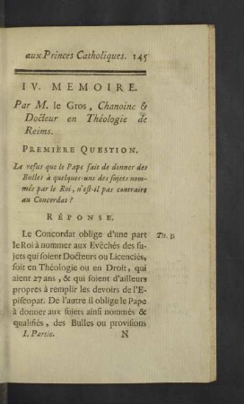 Premiere - huitieme question.