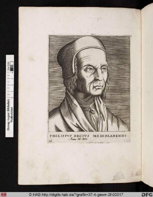 Philippus Decius Mediolanensis.