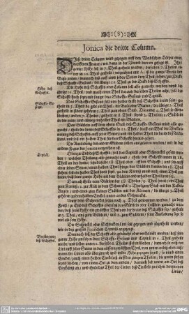 Jonica die dritte Column.