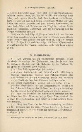 118. Widmann-Stiftung