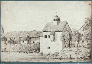 Brühlsches Wasserhebewerk in Plauen bei Dresden (1746-1756 Brühlsches Wasserhebewerk, 1795-1867 Walkmühle, dann bis zum Abbruch 1898 Furnierschneidemühle)