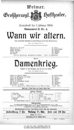 Wann wir altern