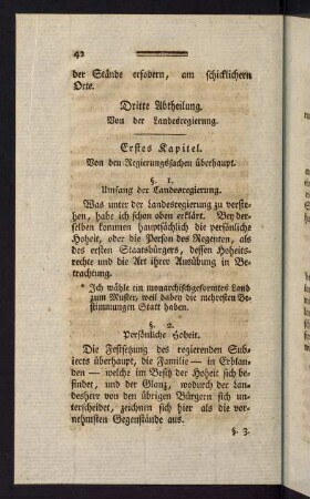 42-71, Zweite Abtheilung: Von der Landesregierung