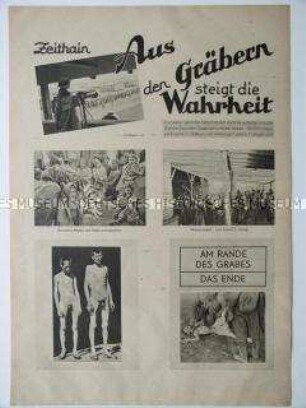Sonderdruck über das ehemalige deutsche Kriegsgefangenenlager Zeithain, verbunden mit der Aufforderung zum Volksentscheid über die Enteignung der Kriegsverbrecher