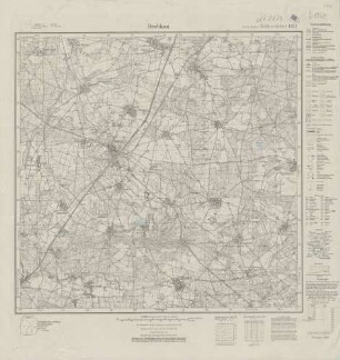 4351 (alte Nr.: 2473) Drebkau, Meßtischblatt (4cm - Karte)