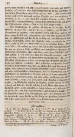112 Miscellen