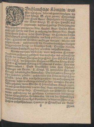 Durchlauchtige Königin/ ...