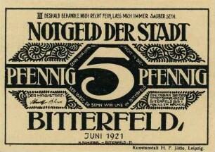 Notgeld - 5 Pfennig