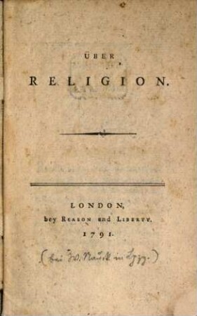 Über Religion
