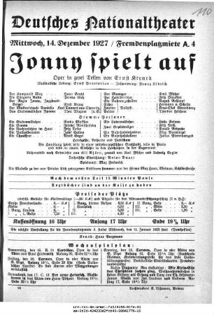 Jonny spielt auf