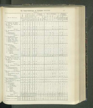 Die Lehramtsprüfungen im Schuljahre 1910/1911.